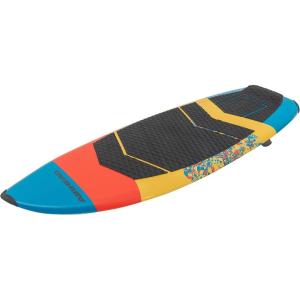 Airhead Wakesurf Boards, EVA Traction Pads, Adjustable Foot Straps, Great for All Skill Levels, Multiple Sizes/Styles(FRACTION (Fiberglass))