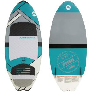 Airhead Wakesurf Boards, EVA Traction Pads, Adjustable Foot Straps, Great for All Skill Levels, Multiple Sizes/Styles(PFISH (Fiberglass))