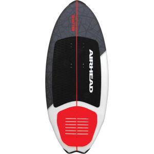 Airhead Wakesurf Boards, EVA Traction Pads, Adjustable Foot Straps, Great for All Skill Levels, Multiple Sizes/Styles(Red Shatter – 49″)