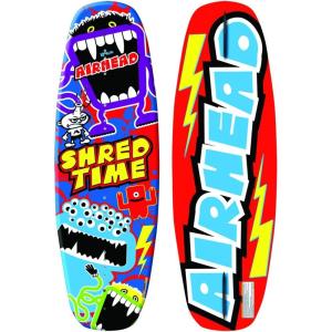 Airhead Wakesurf Boards, EVA Traction Pads, Adjustable Foot Straps, Great for All Skill Levels, Multiple Sizes/Styles(SHRED (Fiberglass) <130 lbs.)