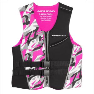 Airhead Women’s CAMO COOL Kwik-Dry Neolite Flex Life Jacket, US Coast Guard Approved(Life Jacket)