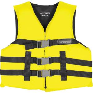 Airhead Youth’s General All Purpose Life Jacket, Multiple Colors Available(Yellow)