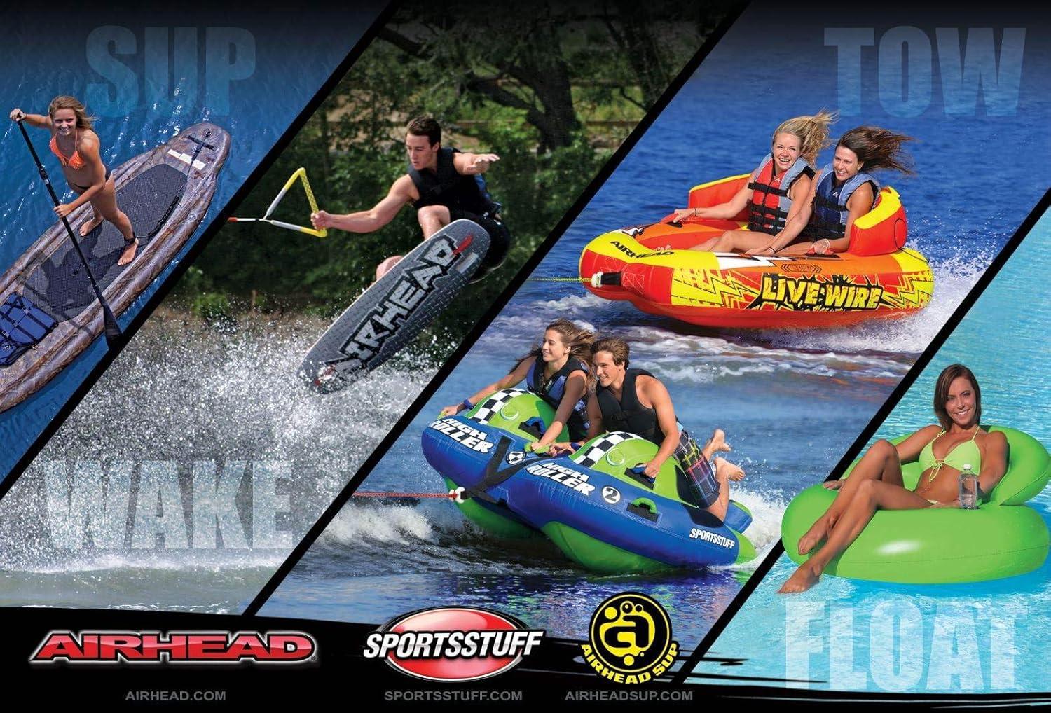 image:imageAIRHEAD River Otter Tube 1 Person Lake Float and River Tube for Floating Multiple Colors AvailableOne Size