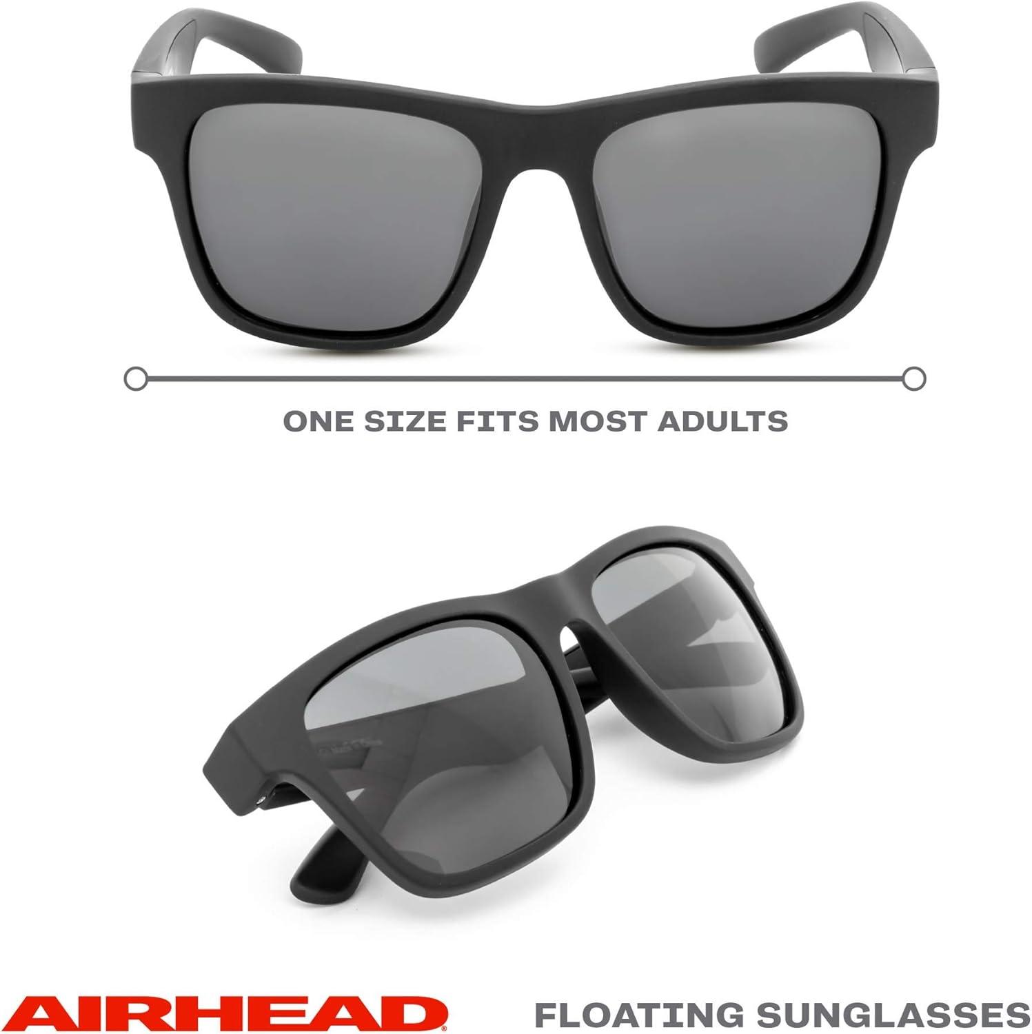 image:imageAirhead Classic Floating Sunglasses Lightweight Frame with Polarized AntiReflective UV Ray Blocking LensesBlack