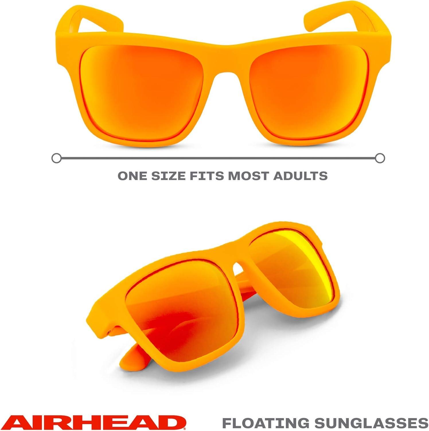 image:imageAirhead Classic Floating Sunglasses Lightweight Frame with Polarized AntiReflective UV Ray Blocking LensesOrange