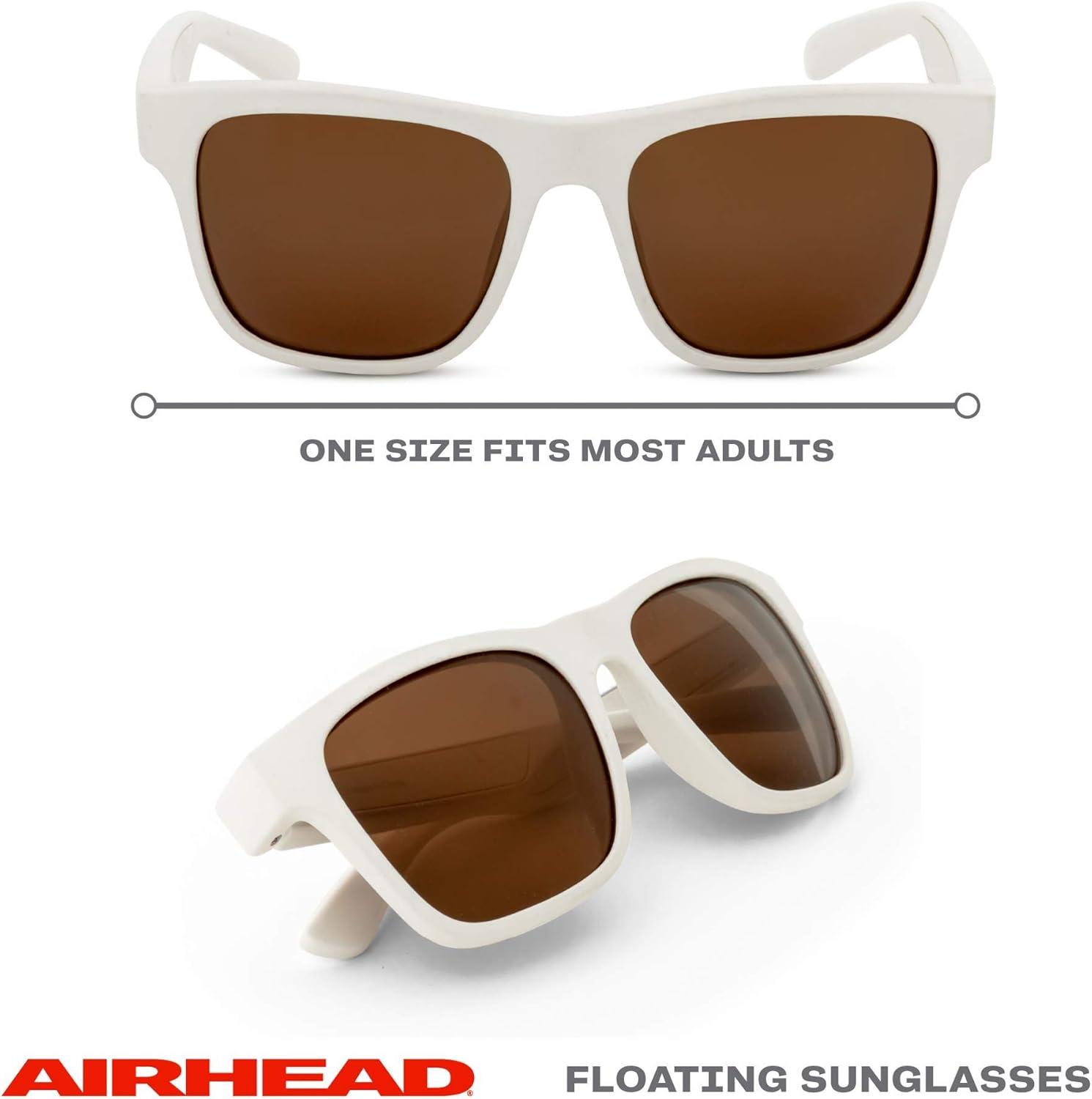 image:imageAirhead Classic Floating Sunglasses Lightweight Frame with Polarized AntiReflective UV Ray Blocking LensesWhite