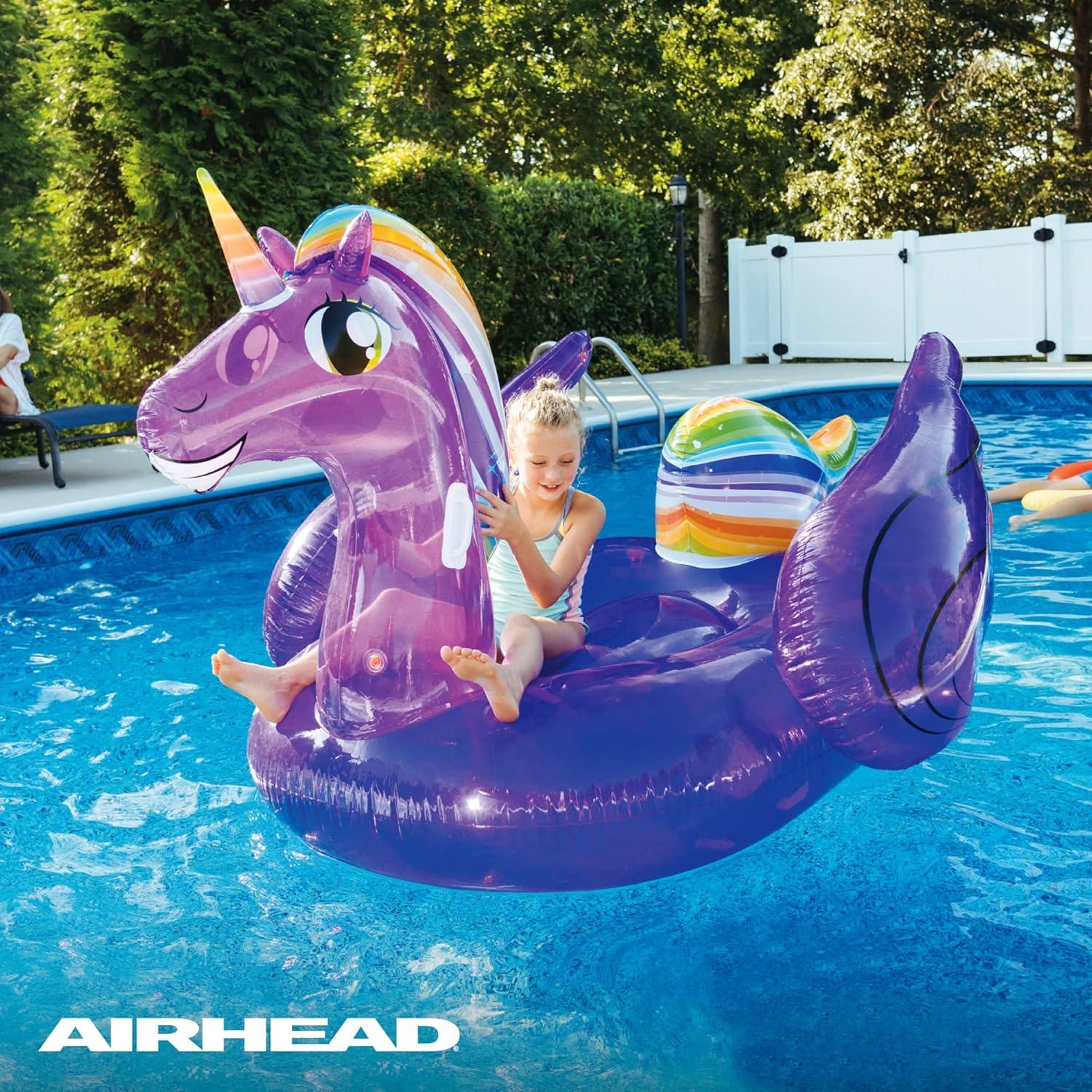 image:imageAirhead Inflatable Pool Float Multiple Styles AvailableMagical Unicorn