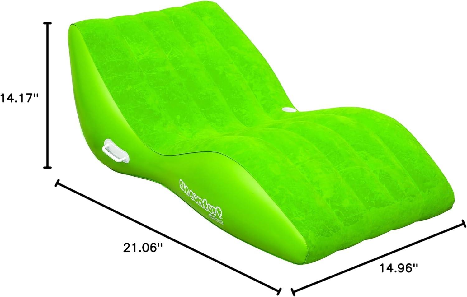 image:imageAirhead SUN COMFORT COOL SUEDE Double Zero Gravity Lounge LimeLime