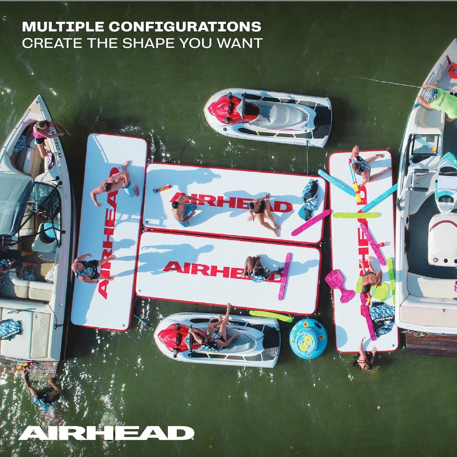 image:imageAirhead Watermat Air Dock Inflatable and Holds Over 2000 Pounds 12 Person
