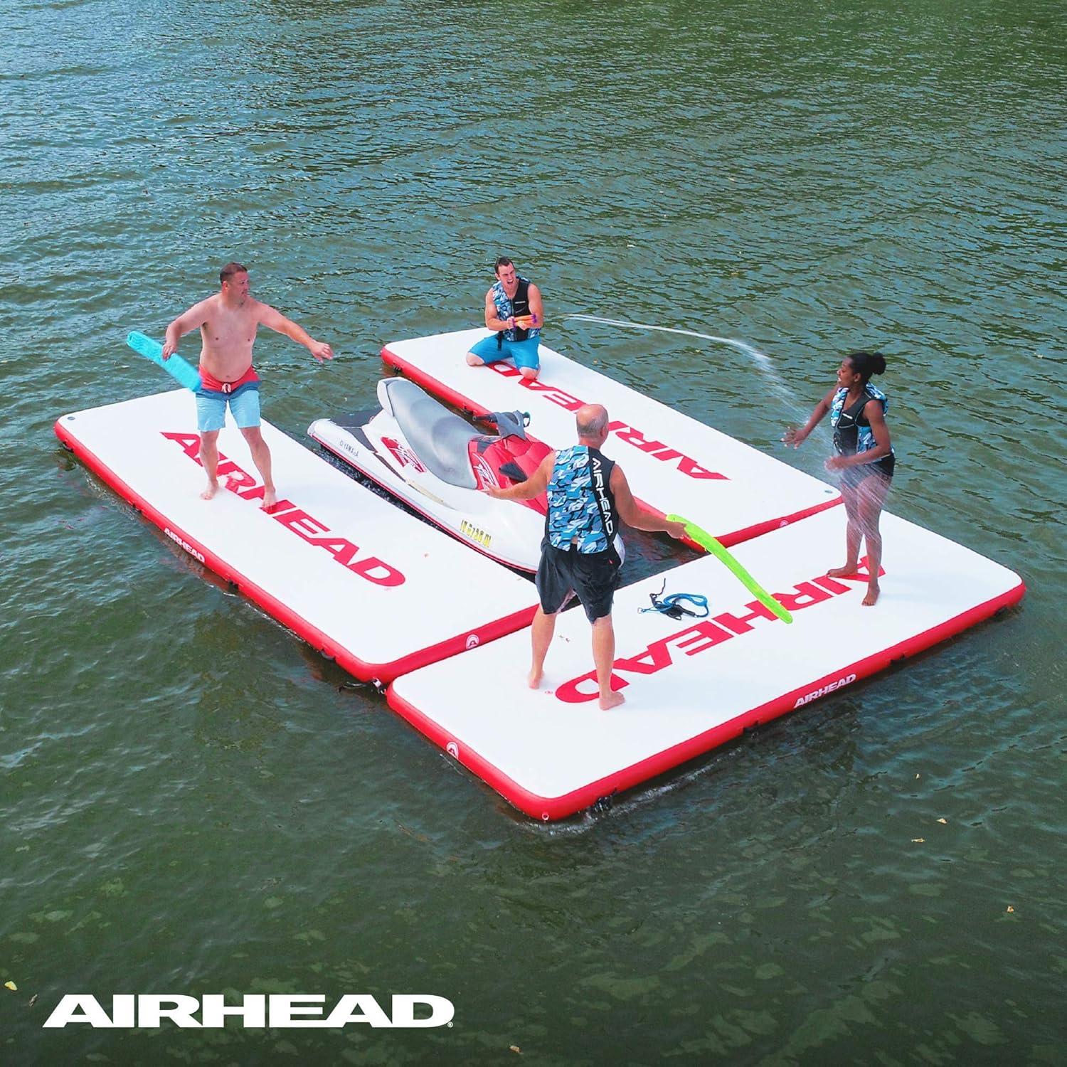 image:imageAirhead Watermat Air Dock Inflatable and Holds Over 2000 Pounds 12 Person