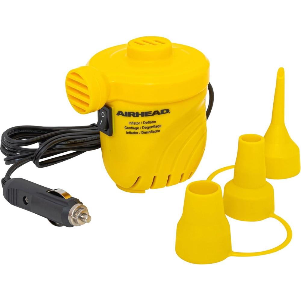 image:imageAIRHEAD Air Pump 12v AHP12H Yellow and BlackTrack Pumps