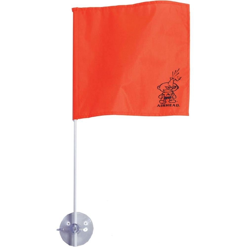 image:imageAirhead Deluxe Watersports Red Flag 4 ft Premium Watersports Safety Accessory Enhanced Visibility and Safety for Water SkiingStIKaFLAG