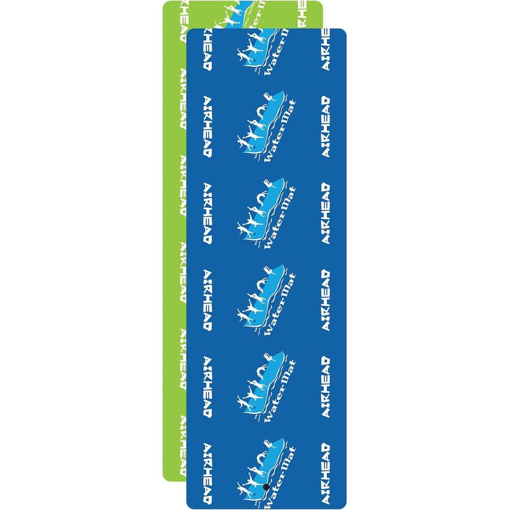 image:imageAirhead WATERMAT Fun MAT 18 Plus Green and Blue Floating Water Mat Diamond Finish for Comfort and DurabilityFun Mat 18 Plus