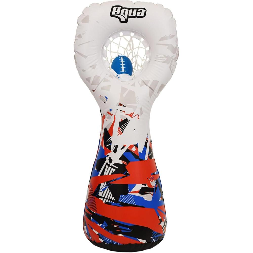 image:imageAqua Pool Toys Water amp Lawn Toys Great for Summer Parties Multiple Styles and ColorInflatable Football Toss