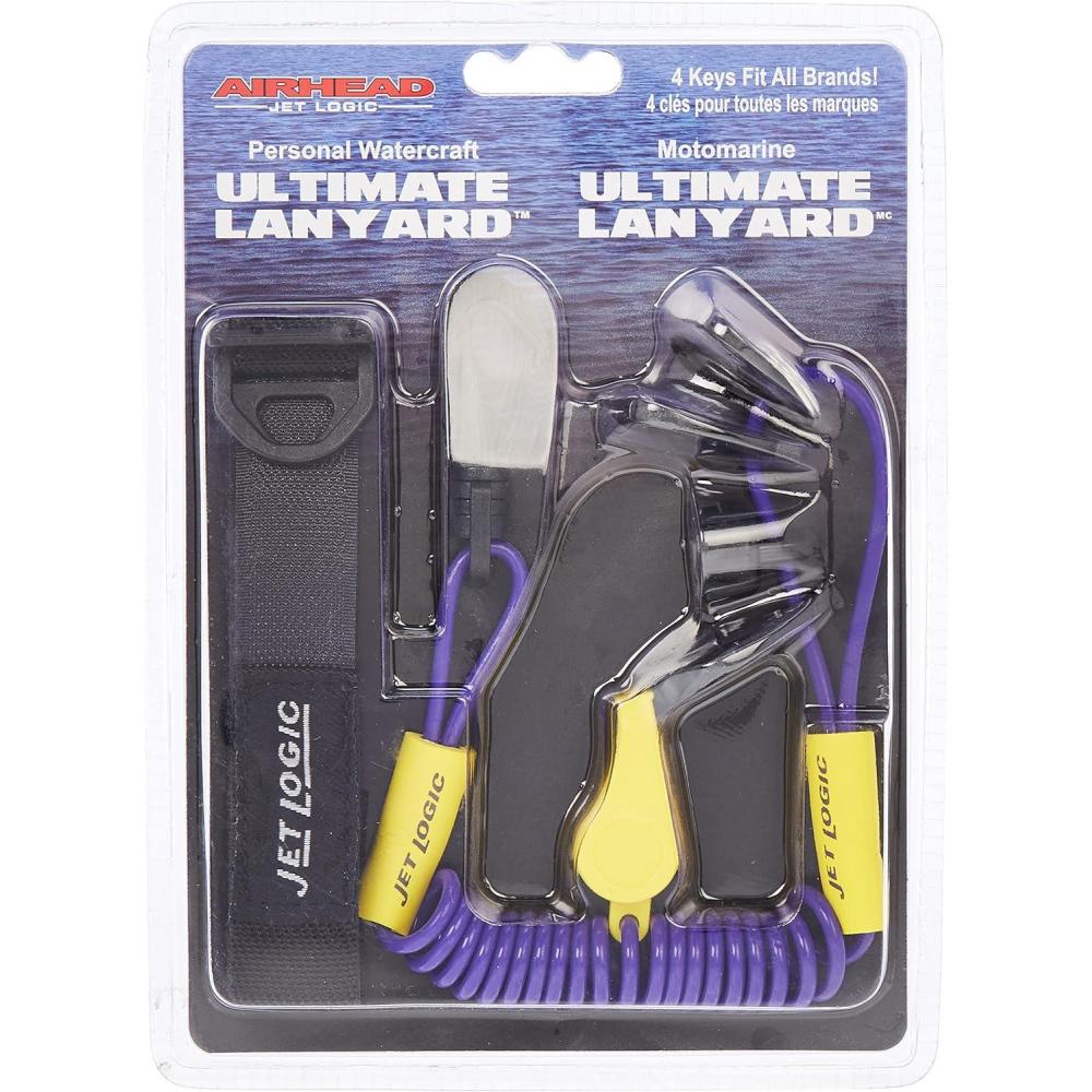 image:imageKwik Tek ULTIMATE LANYARD Purple and Yellow for PWCs One Size UL1