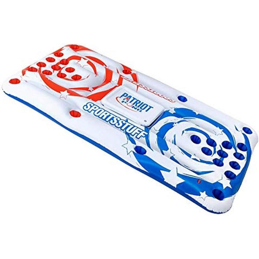 image:imageSPORTSSTUFF Pool Floating Inflatable Game for Kids and Adults Great for Use on Land or WaterPatriot Pong
