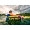AIRHEAD Bimini Lounger II, 1 Person Pool Float with Drink Holder Zip Storage Pocket(chair)