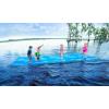 Airhead WATERMAT Fun MAT 18 Plus, Green and Blue, Floating Water Mat, Diamond Finish for Comfort and Durability(Airhead AHWM-186PL WaterMat Fun Mat Plus – 18′)