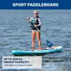 Aqua PRO Halcyon Sport Inflatable Stand-Up Paddleboard iSUP, Standard Design with Non-Slip EVA Deck, Includes Paddle, Ankle Leash, Pump and Carry/Storage Bag(Sport)