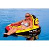 SPORTSSTUFF TREK N TUBE, 1 person, 50 in. (deflated) 48 in. (inflated), Yellow, Red, Black