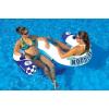 Sportsstuff Noodler 1 Inflatable Floating Lounge Chair with Cup Holder, Red & White(Noodler 2 Person Pool Float Lounge)