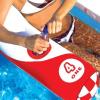 Sportsstuff Noodler 1 Inflatable Floating Lounge Chair with Cup Holder, Red and White(1 Person (Pack of 4))