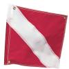 Airhead Deluxe Watersports Red Flag (4 ft) – Premium Watersports Safety Accessory – Enhanced Visibility and Safety for Water Skiing(Diver Down Flag)