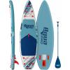 Aqua PRO Halcyon Touring Inflatable Stand-Up Paddleboard iSUP, Sleek Stable Design with Non-Slip EVA Deck, Includes Paddle, Ankle Leash, Pump and Carry/Storage Bag(Touring)