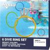 Aqua Pool Toys, Water & Lawn Toys, Great for Summer Parties, Multiple Styles and Color(Classic Dive Rings)
