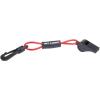 Kwik Tek Whistle with Lanyard, Red and Black
