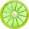 SportsStuff BLUEBERRY DONUT Floatable Tube for Pool, Lakes, River(Kiwi)