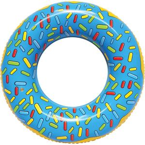 SportsStuff BLUEBERRY DONUT Floatable Tube for Pool, Lakes, River(Blueberry Donut)