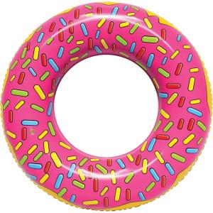 SportsStuff BLUEBERRY DONUT Floatable Tube for Pool, Lakes, River(Strawberry Donut)