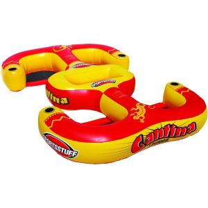SportsStuff Cantina Lounge – Pool and Lake Floating Lounge – Cup Holders – Supports 1-4 People