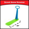 SportsStuff Kids Snow Sleds – Durable Winter Sleds, Scooters & Skates for Outdoor Snow Play(Scoot Snow Scooter)