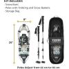 Yukon Charlie’s Advanced Spin Snowshoes – Snowshoes for Men & Women – Multiple Models & Sizes(National Park Kit)