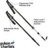 Yukon Charlie’s Sherpa Trekking Poles, Twist Lock Adjustment System, Hiking Poles and Snow Baskets, Multiple Styles & Sizes(Advanced Trekking Poles)