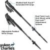 Yukon Charlie’s Sherpa Trekking Poles, Twist Lock Adjustment System, Hiking Poles and Snow Baskets, Multiple Styles & Sizes(Carbon Lite Flip Out Trekking Poles)