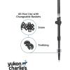 Yukon Charlie’s Sherpa Trekking Poles, Twist Lock Adjustment System, Hiking Poles and Snow Baskets, Multiple Styles & Sizes(Carbon Lite Flip Out Trekking Poles)