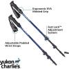 Yukon Charlie’s Sherpa Trekking Poles, Twist Lock Adjustment System, Hiking Poles and Snow Baskets, Multiple Styles & Sizes(Pro Trekking Poles)
