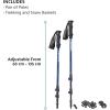 Yukon Charlie’s Sherpa Trekking Poles, Twist Lock Adjustment System, Hiking Poles and Snow Baskets, Multiple Styles & Sizes(Pro Trekking Poles)