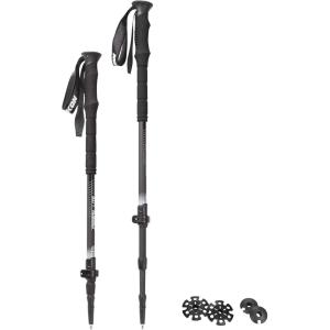 Yukon Charlie’s Sherpa Trekking Poles, Twist Lock Adjustment System, Hiking Poles and Snow Baskets, Multiple Styles & Sizes(Carbon Lite Flip Out Trekking Poles)