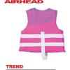 Airhead Children’s Trend Life Vest – USCG Approved Life Jacket – 22-25 in Chest Size – 33-55 lbs. – Ideal for Boating, Watersports, Swimming, Wakeboard & More(Hot Pink and Sky Blue)